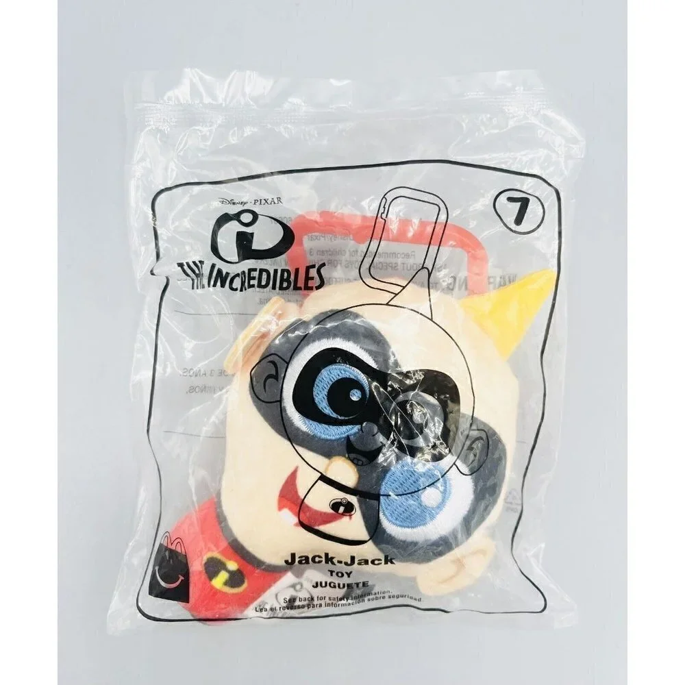 The Incredibles Jack-Jack Plush Keychain Disney Pixar 2020 Happy Meal Toy #7